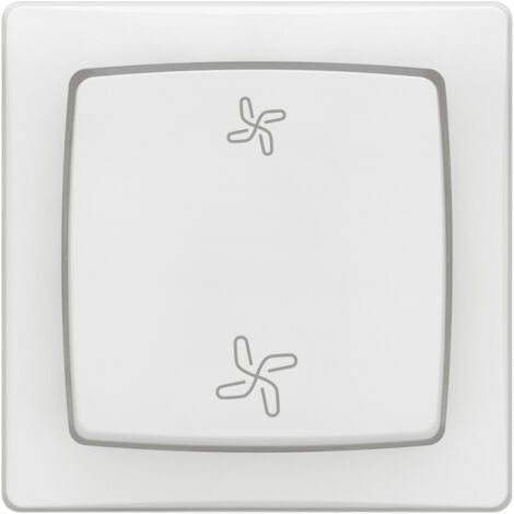 Legrand - Commande de VMC complet Appareillage saillie - Blanc (1/3)