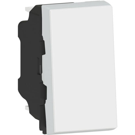 Legrand – Poussoir Mosaic Easy-Led 6A 1 module blanc – Connexion rapide sans outil – Pour boîte à encastrer 40mm – Installation modulaire (1/10)