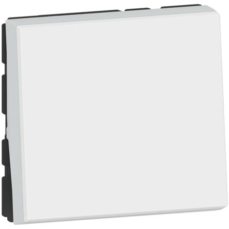 Legrand – Poussoir Mosaic Easy-Led 6A 2 modules – Blanc – Connexion rapide sans outil – Encombrement réduit pour boîtes 40mm (1/10)