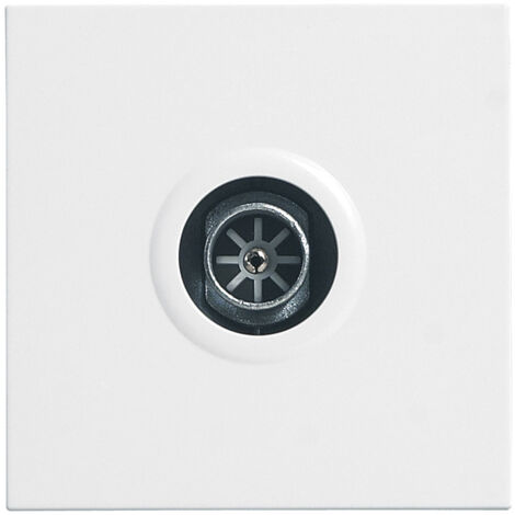 Legrand - Prise TV simple mâle Mosaic 2 modules - Blanc