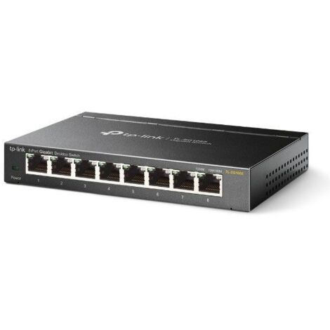 Commutateur réseau TP-Link TL-SG108S non-géré Gigabit 8 ports Noir