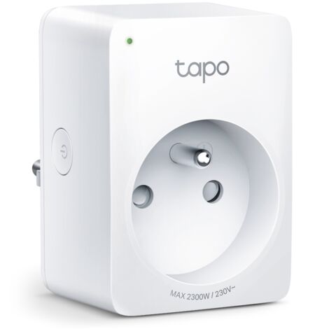Cartes réseau et adaptateurs TP-LINK Mini Smart Wi-Fi Socket 2.4G 1T1R BT Onboarding Tapo APP Alexa & Google assistant supported