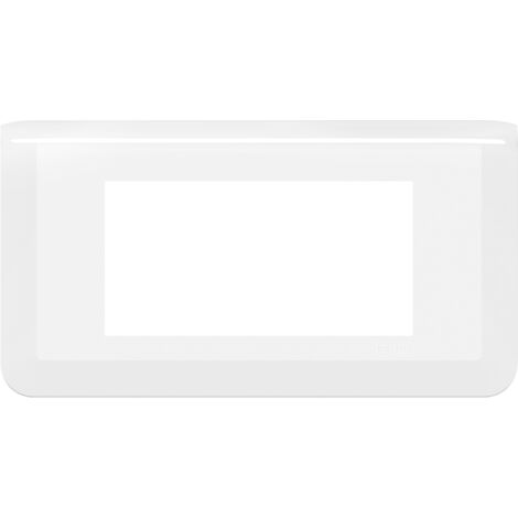 Legrand – Plaque Mosaic 4 modules blanc – Montage horizontal – Compatible supports Batibox – Installation facile pour projets électriques (1/5)