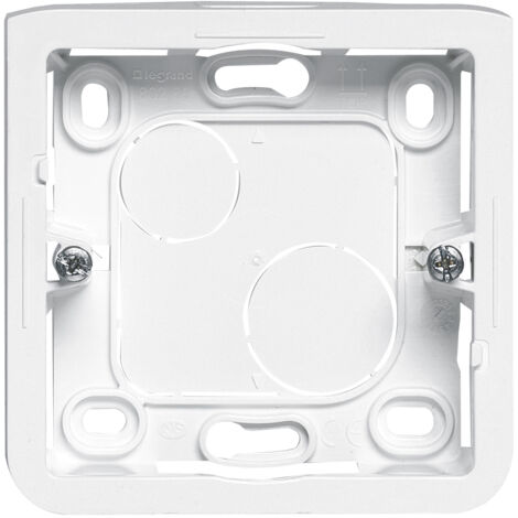 Legrand – Cadre Mosaic 2 modules 30mm – Installation en saillie – Fixation par vis – Compatible avec gamme Mosaic (1/3)