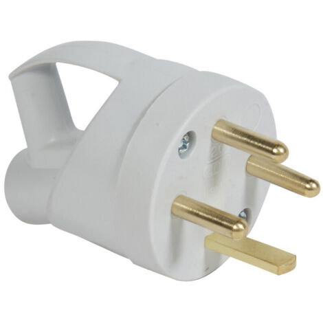 Legrand – Fiche électrique 3P+T 20A 400V avec anneau – Serre-câble anti-arrachement – Indice de protection IP44 – Pour appareils jusqu'à 4600W (1/4)