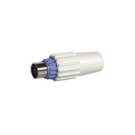 Fiche Coaxiale Droite  ø 9,52 Mm  1 Femelle
