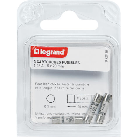 Lot De 10 Fusibles Cartouche Littlefuse 1.25A 250V - Référence 2181.25, Parfait Pour Dépannage