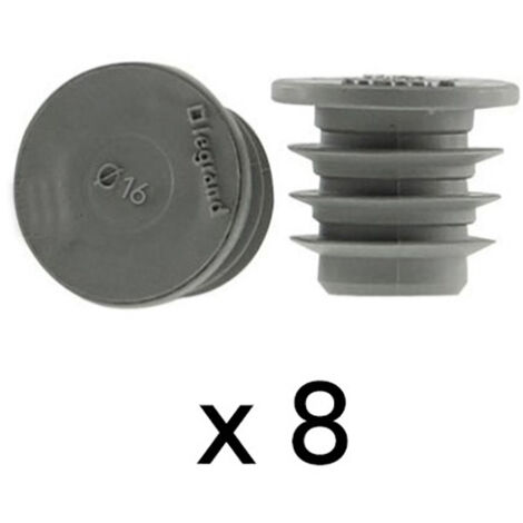 Legrand – Lot de 8 obturateurs Ø16 mm pour boîtes à encastrer Ecobatibox – Étanchéité renforcée – Matériau souple et résistant – Réduction des pertes énergétiques