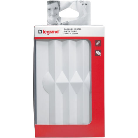 Legrand - Carillon électromécanique à piles -  8V à 12V - Blanc