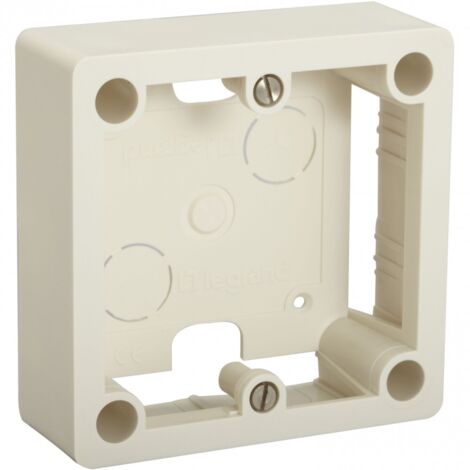 Legrand – Cadre 1 poste pour prise 32A – Pose en saillie – Dimensions 100x100x36mm – Fixation par vis pour installation robuste