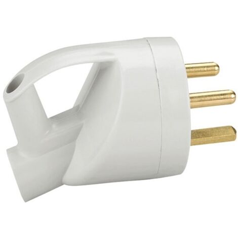 Legrand – Fiche mâle étanche 2P+T 20A – Connexion sécurisée pour environnements humides – Couleur gris – Puissance 4600W (1/4)