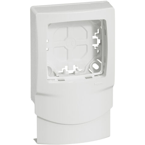 Legrand - Cadre simple pour appareillage saillie - Pour moulures hauteur 12,5mm