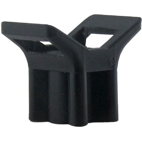 Legrand - Sachet de 10 embases à visser pour colliers - Noir