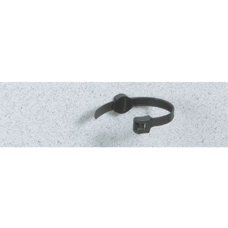 Legrand - Sachet de 10 embases à cheville pour colliers - Noir (1/2)