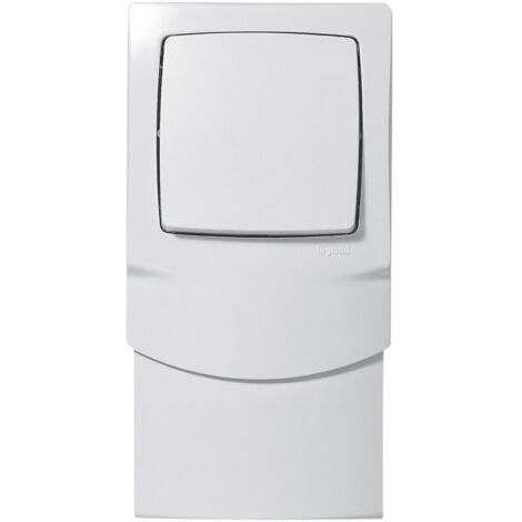 Legrand - Va-et-vient cadre vertical 16mm Appareillage saillie - Blanc