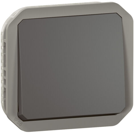 Legrand - Poussoir NO Plexo composable - Anthracite (1/5)
