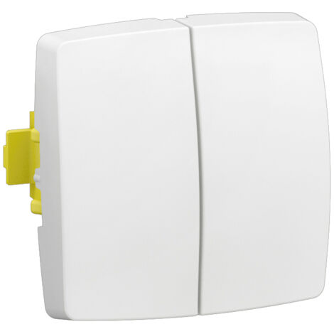 Legrand - Transformeur double composable Appareillage Saillie - Blanc (1/3)