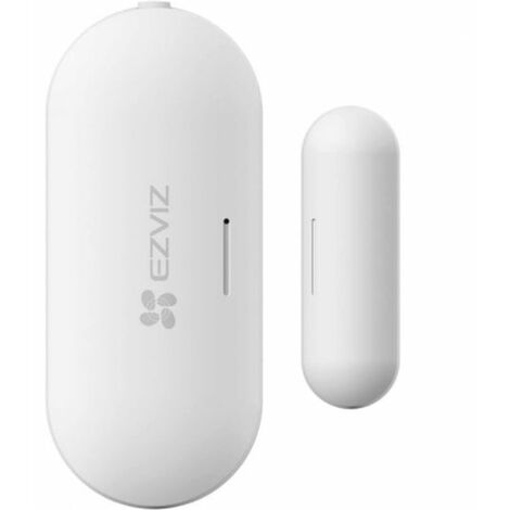 Détecteur d'ouverture sans fil – Autonomie 24 mois – Compatible avec caméras EZVIZ – Installation facile avec adhésif – Couleur blanche