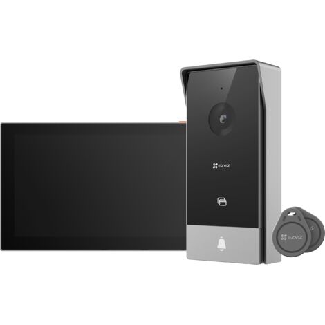 Ezviz – Visiophone 1080p avec écran tactile 7 pouces – Déverrouillage à distance via application – Vision nocturne – Design étanche