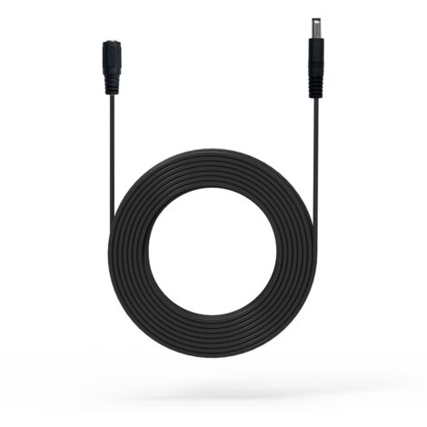 Ezviz – Rallonge noire pour câble d'alimentation 10m – Compatible caméras extérieures – Autre accessoire de vidéosurveillance
