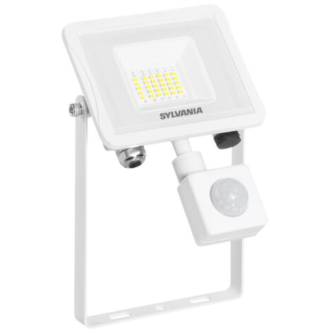 Projecteur LED SylFlood IP65 18W 2000lm 840 PIR Blanc - SYLVANIA (1/4)