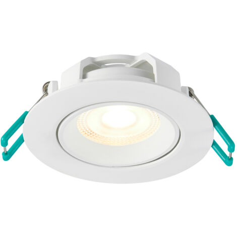 Pack de 10 Spots LED SylSpot Neos 400lm 830 IP44 Blanc  - SYLVANIA
