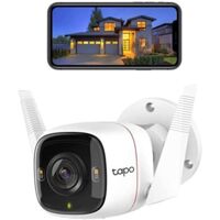 Tp-Link – Caméra de surveillance extérieure 2K QHD – Vision nocturne couleur – Détection de mouvement intelligente – Audio bidirectionnel