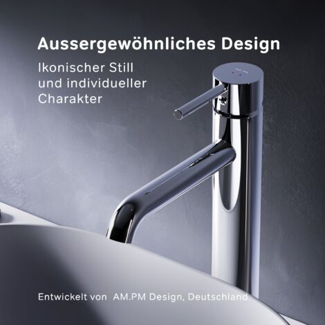 AM.PM Wasserhahn Bad Chrom Waschtischarmatur Bad Armatur Mischbatterie Waschbeckenarmatur Einhebelmischer Badezimmer