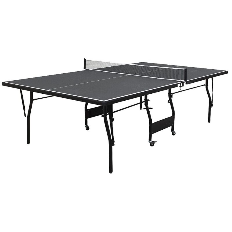 Table Ping Pong Pliable SPORTNOW - 274x152.5x76cm - Bleu - Avec Raquettes Et Balles