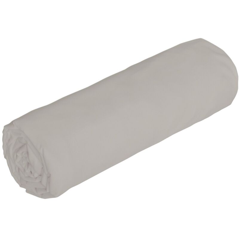 Alpes Blanc Drap Housse Percale Coton 80 Fils – Bonnet 30 Cm, 100% Coton Européen, Oeko-Tex, Doux Et Respirant
