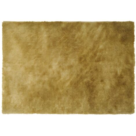 Tapis shaggy à poils longs -160 x 230 cm - Doré - GLITTER (1/5)
