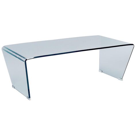 Table basse SUZANA - Verre trempé courbé (1/4)