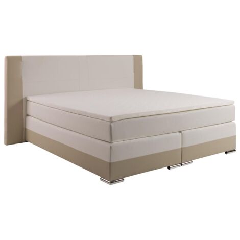 Ensemble Complet Boxspring T Te De Lit Avec Leds Sommiers Matelas Surmatelas X