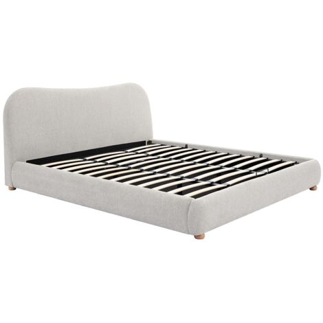 Lit coffre 180 x 200 cm - Tissu - Beige - VANARI (1/5)