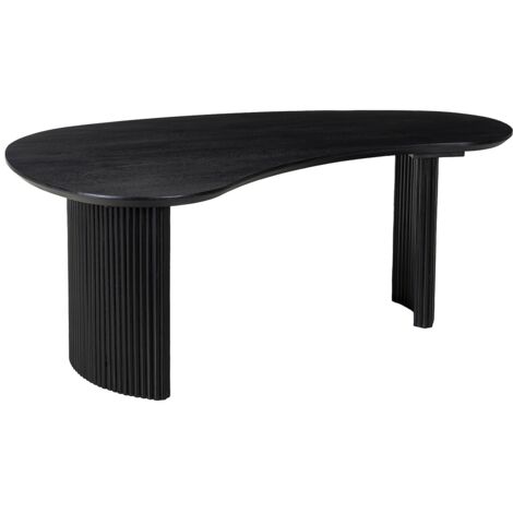 Table basse en bois de manguier - Noir - TAMENIA de Maison Céphy (1/5)