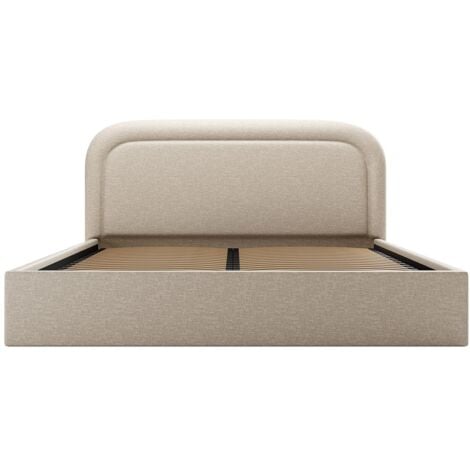 Lit Coffre Lit 180 X 200 Cm Lit Rembourré, Tissu Velours Lit Double Lit Adulte LED Avec 4 Tiroirs, Sommier à Lattes Et Dossier ,Gris | Leroy Merlin