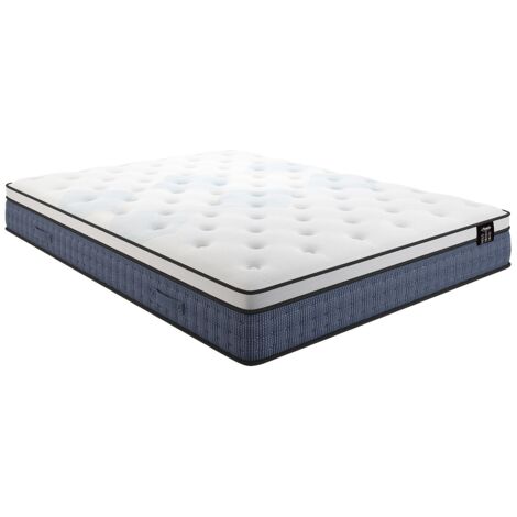 Matelas 140 x 190 cm ressorts ensachés 7 zones et gel à mémoire de forme ép.23cm - VARNO de YSMÉE