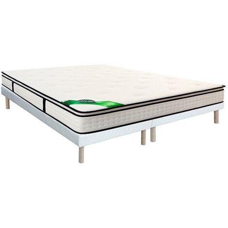 Surmatelas - HYPNIA - Bambou - 180 x 200 cm - 8 cm mémoire de forme