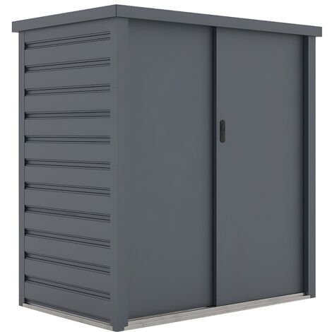 Armadio portaoggetti da giardino 1,31 m3 in Acciaio galvanizzato Grigio - REIVAX