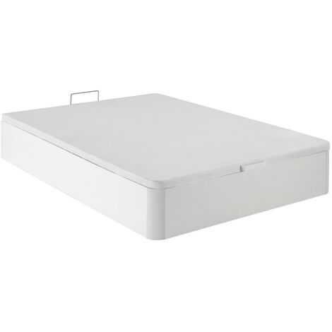 Rete letto contenitore Bianco opaco - 140 x 190 cm - HESTIA di YSMÉE