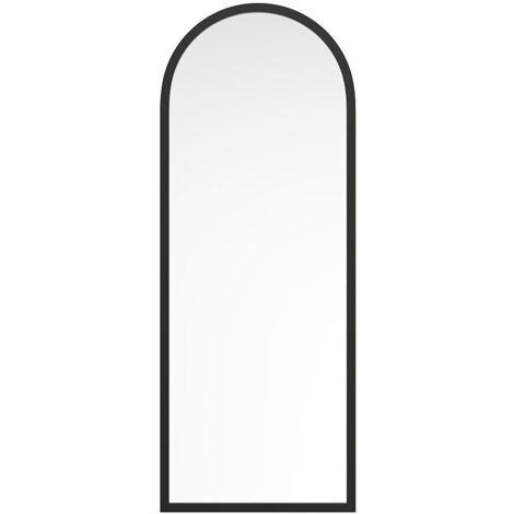 Micasso Specchio vintage in argento ad arco: specchio antico barocco francese, 78,7 x 48,3 cm, tradizionale specchio decorativo per parete/bagno /ingresso/camino/corridoio, decorazione per la casa per