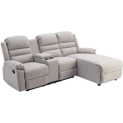 Divano relax in Tessuto Beige - Angolo a destra - MACEDONIA