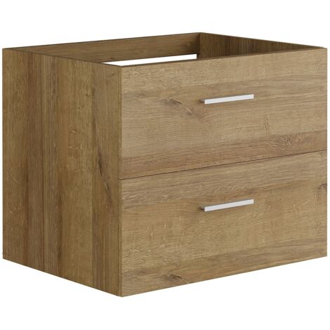 Mobile sotto lavabo sospeso Naturale chiaro 60 cm - KAYLA (1/3)