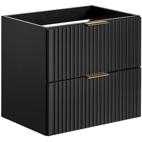 Eminza - Fioriera Toscana (L60 Cm) in PVC Nero