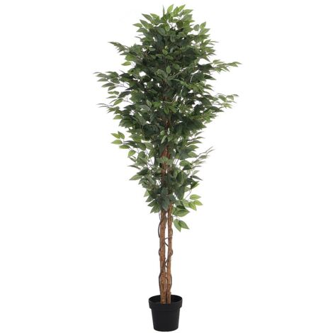 Pianta artificiale Ficus Tabacco 210 cm - Italia