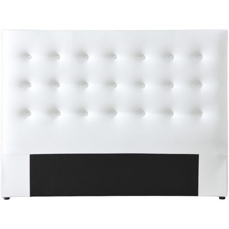 DHOME Testiera In De Tessuto Aqualine Con 2 File Di Bottoni 135x105cm Con Le Gambe Letti 120 135 Lilla