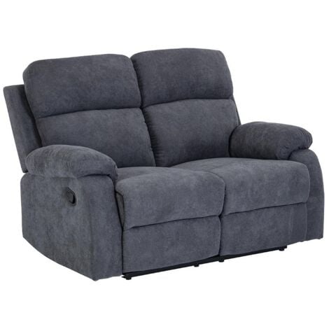 Divano relax posti in tessuto Antracite TOLZANO