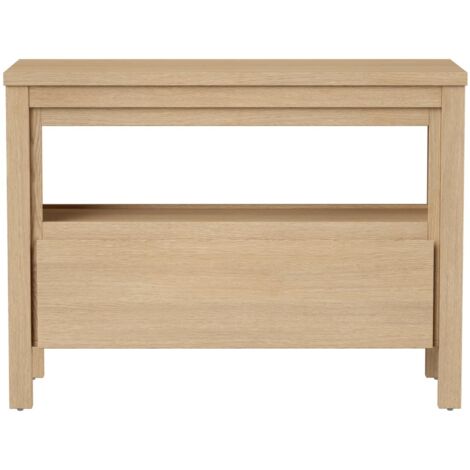 Tavolo Da Bar Con Ripiano Portaoggetti, Compensato Di Rovere 100x50x101 5 Cm 94850883