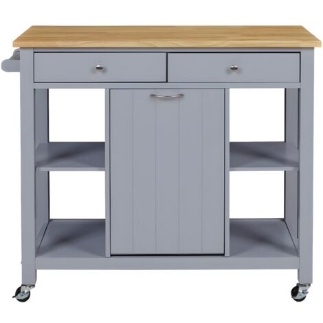 Carrello portavivande HALEY - 1 sportello e 2 cassetti - Hevea