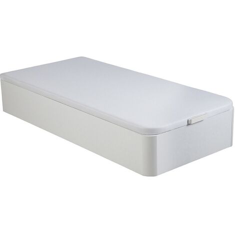 Rete letto contenitore Bianco opaco - 90 x 190 cm - HESTIA di YSMÉE